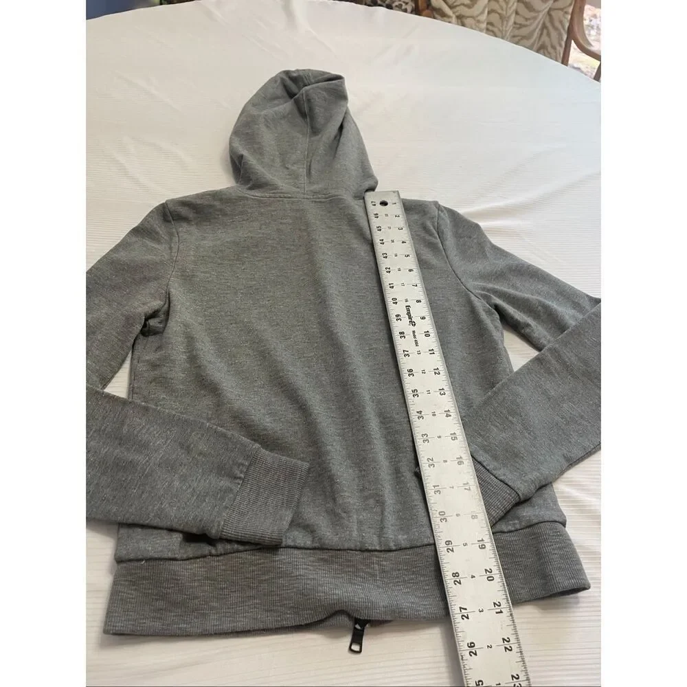 Armani Exchange Grey Zip Up Jacket Hoodie Size Small